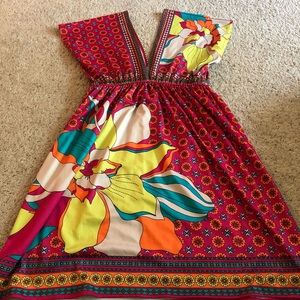 Flying Tomato V Neck Front and Back Dress-Size L